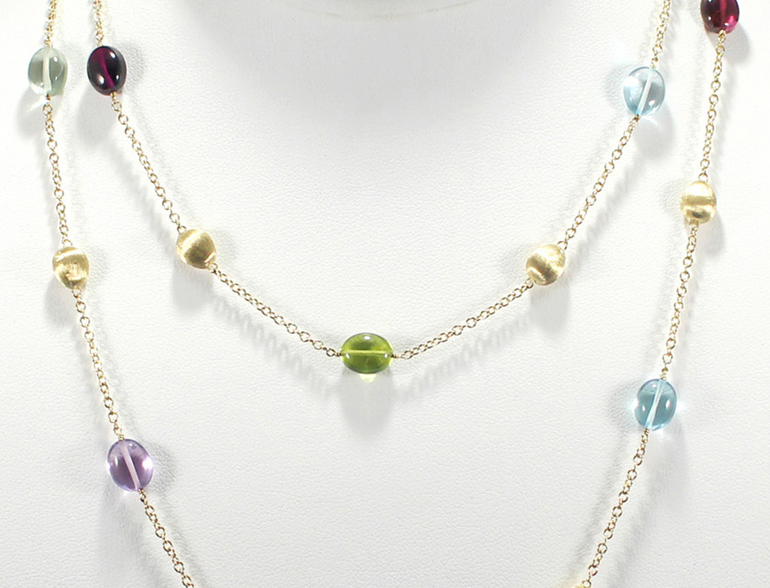 colored beaded necklace